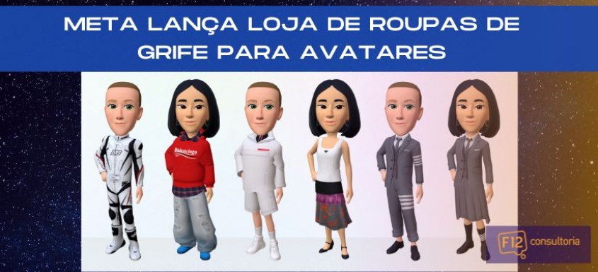 Meta lana loja de roupas de grife para avatares